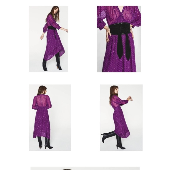 ba&sh Dresses & Skirts - Ba&sh Cyana Balloon Sleeve Midi Dress